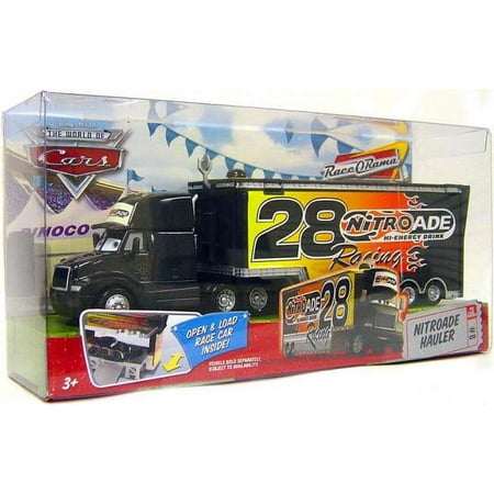Disney Cars Movie Haulers Nitroade Hauler Diecast Car Playset