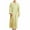 Yellow, variant on Mens Flannel Robe Cozy Fleece Bathrobe Collared Towels Warm Terry Cloth Spa Robes Nightwear Pajama Home Sleep Wear, Green, M