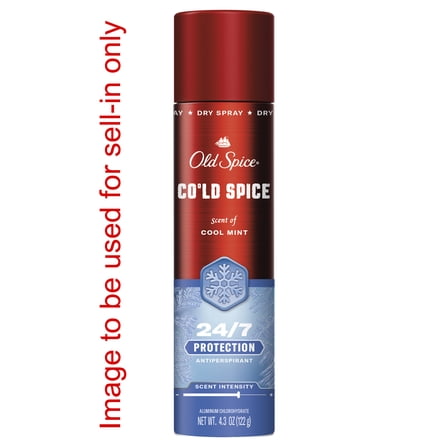 Old Spice Antiperspirant Spray, Red Collection, Cold Spice Scent, 4.3 oz