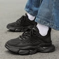 thumbnail image 6 of Men's Neon Green Chunky Dad Sneakers, Bold Retro Sporty Casual Shoes, 6 of 10