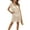 Apricot, variant on Women's Crochet Cover Up Beach Beachwear Light Sun Protection Cover Up Dress V Neck Spring Short Sleeve Red Small-X-Large