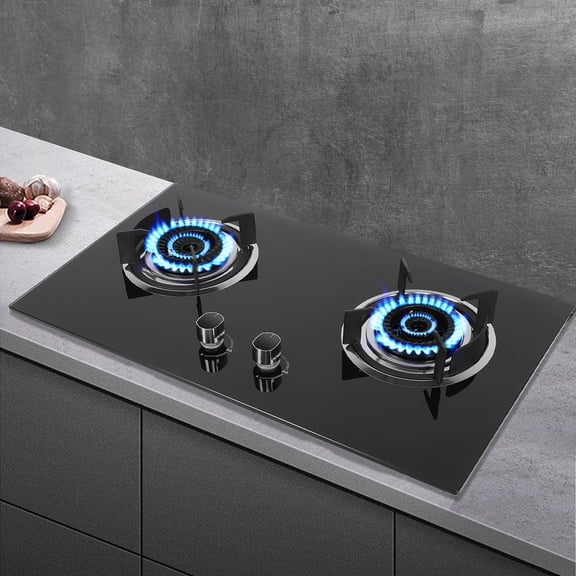 Ymiko Kitchen Appliance,Gas Cooker,Household 2 Burners Liquefied Gas Stove Cooker Kitchen Cooking Accessory Appliance Cookware