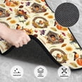 thumbnail image 3 of Yiaed Autumn Vintage Print Carpet Floor Mats for Cars, Auto Accessories Front & Rear Car Floor Mats Car Floor Foot Mat Sets of 4 Pieces, 3 of 7