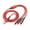 Red, variant on 3-in-1 Fast Charging Cable 5A Retractable 1.2m Nylon Braided USB C/Micro/iPhone Compatible for Phone Tablet Car Travel Office Data Sync Multi-Device Charger Cord