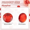 thumbnail image 2 of 50Pcs 25mm Flat Back Round Acrylic Rhinestone Red Self-Adhesive Round Jewels Large Plastic Gems Embelishments Stick On Jewels Circle Gems for Costume Making Cosplay Crafts for diy, 2 of 8