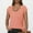 Pink, variant on IROINNID Women's Round Neck Short Sleeve Blouse Solid Color Casual Shirt,Summer Work and Playwear,Loose Fits Basic Tops(Black,)
