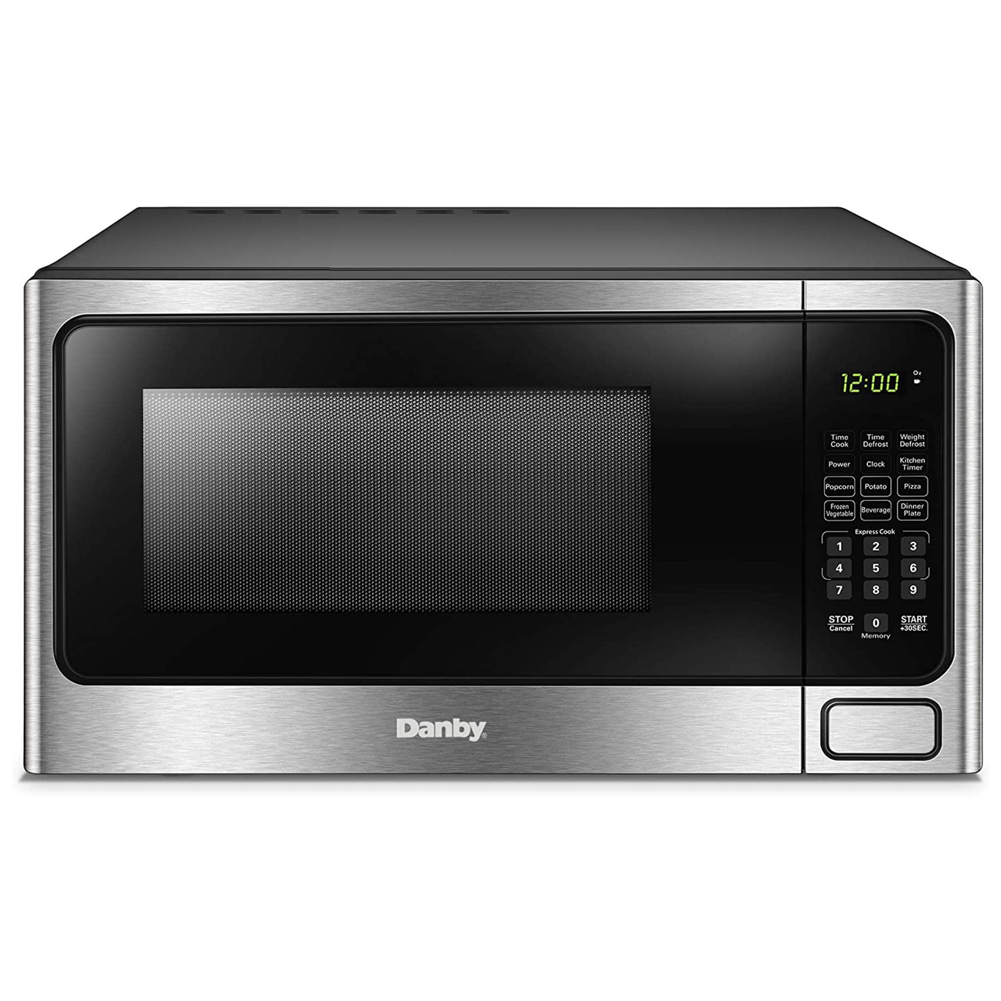 Danby DDMW1125BBS 1,000 W 1.1 Cu Ft Countertop Microwave, Stainless Finish