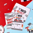 thumbnail image 2 of Two Fast Birthday Party Invitations Cards with Envelopes, 25 Set Of Race Car 2nd Birthday Invitation Cards for Two Year Old Boy Birthday Supplies, 2 of 7