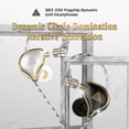 thumbnail image 3 of QKZ ZXD Dynamic Drive Auricular HIFI Bajo Auricular Deporte Ruido, 3 of 8