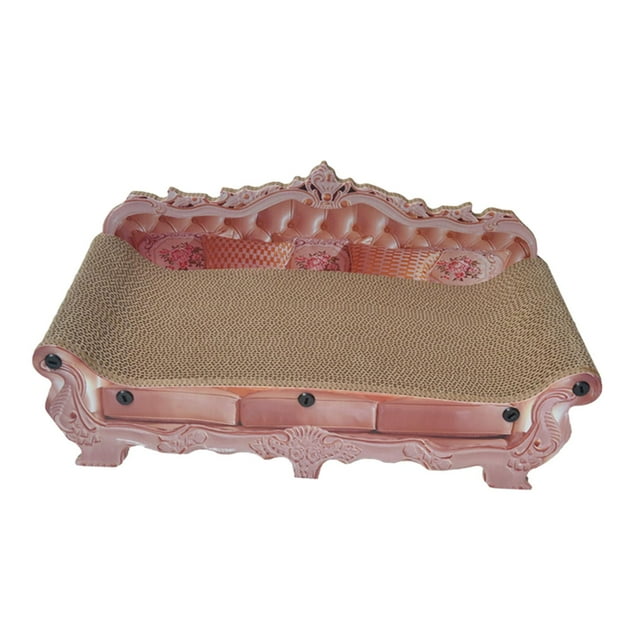 Rascador de cartón corrugado para gatos, sofá cama, rascador para gatos, accesorio para sofá cama, tabla rascadora para gatos para moler patas