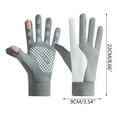 thumbnail image 3 of DAMAI Motorcycle Gloves - Full Finger Touchscreen Gloves, Cycling Warm Gloves with Touchscreen Compatible for Powersports, Road Racing, ATV, Snowmobile, 3 of 4