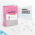thumbnail image 3 of Enday 1.5 Inch Binder 3 Ring Binders with Pockets for Home, Office, School Supplies Organization, Pink 6 Pc, 3 of 7