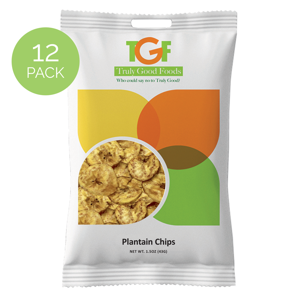 Plantain Chips Snack Bags, 1.5oz, 12count