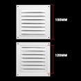 thumbnail image 3 of tamizeot Air Vent Grille White Available In Aluminum Alloy Easy Installation Suitable For Ceiling Wall Applications . Kitchen 15cm, 3 of 6