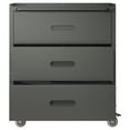 thumbnail image 6 of Witaxima Heavy-Duty 3-Drawer Metal Storage Cabinet with Wheels, 29.53"W x 16.54"D x 34.65"H, Black/Gray Tool Organizer for Garage, Office & Home, 6 of 22