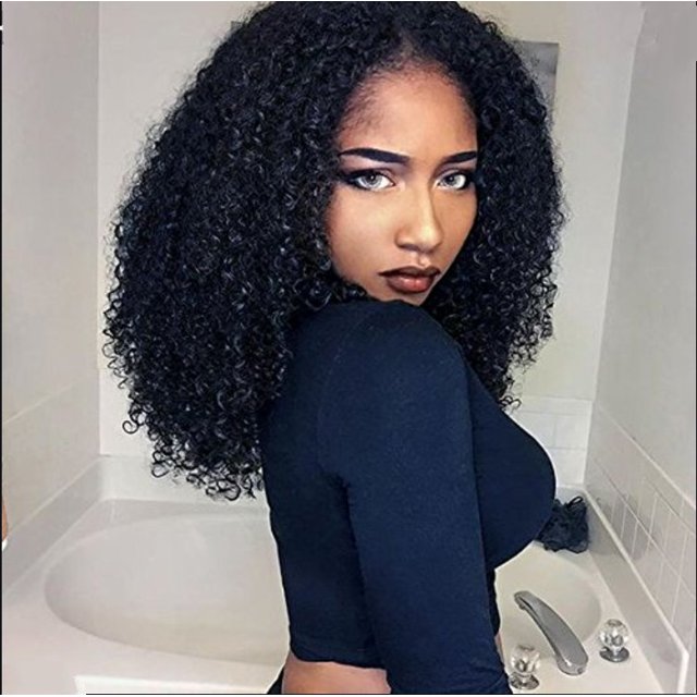 Peluca europea y americana para mujer, cabello corto y rizado, cabello pequeño, cabeza explosiva, pelucas de fibra química