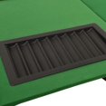 thumbnail image 3 of vidaXL 10-Player Poker Table with Chip Tray Green 160x80x75 cm, 3 of 4
