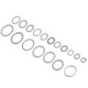thumbnail image 4 of Juntas Planas De Aluminio Arandelas Metálicas Anillos De Sellado Kit Surtido Con Caja De Almacenamiento Para Mantenimiento De Reemplazo De Vehículos 320 Uds matsuzay TO002748-00, 4 of 7