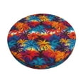 thumbnail image 2 of Lsque Colorful Hawaii Palms Round Bar chair cushion covers Velvet Fabric Premium Comfort Protects from Scratches and Stains for 14-17 Inch Chair- 12 inch, 2 of 7
