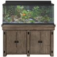 thumbnail image 5 of Bowery Hill 55 Gallon 4 Door Aquarium Stand in Rustic Gray, 5 of 9