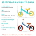thumbnail image 3 of CIPACHO 11" Kids Balance Bike for 2-6 Years with Adjustable Height Carbon Steel and PE Tires Ride On Toys for Toddlers, Red, 3 of 14