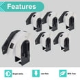 thumbnail image 5 of NineLeaf 1 Roll Compatible for Brother DK-1204 0.66 in x 2.1 in Die-Cut Multipurpose Address Labels, 400 Labels Per Roll, 5 of 7