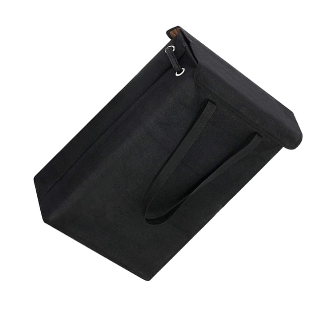 Cesta para ropa Inteprter 39x19x60cm plegable negro 45L