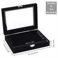 thumbnail image 2 of Badge Storage Box Transparent Dustproof Brooch Box Medal Display Stand, Jewelry Medal Collection Display Frame, L, 2 of 8