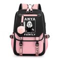 thumbnail image 1 of SpyXFamily Anya Forget Anime Backpack Girl KawaiiM Pink20, 1 of 5