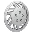 thumbnail image 3 of CCIYU 4-Pack Full Hub Cap Silver 15" Rim HubCap Wheel Skin Cover Caps Covers Universal Replacement Snap On PP, 3 of 5