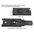 thumbnail image 1 of Rdeghly 2pcs Mini Short Drawer Slides Furniture Guide Rail Full Extension Kitchen Cupboard Hardware, Drawer Hardware,Drawer Slide, 1 of 8