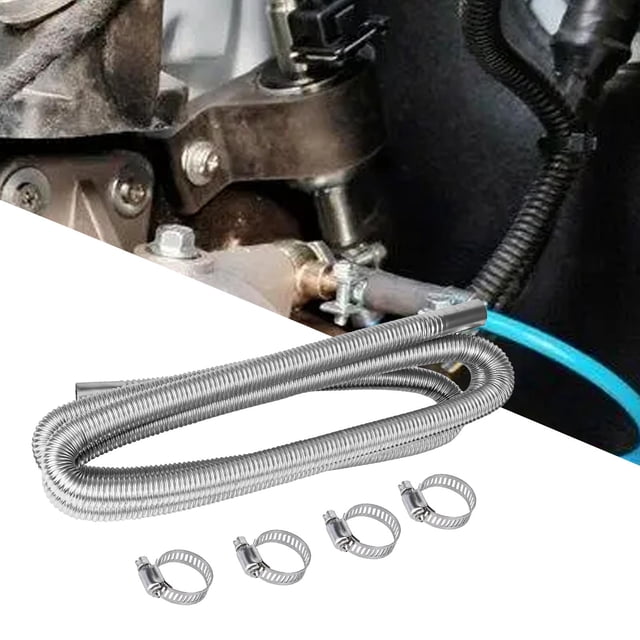 Calentador de Aire Tubo de Vehículos Manguera de Acero Inoxidable 250cm Colamx