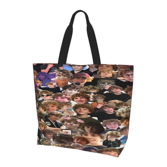 Cartoon Walker Scobell Totes Bag Shopping Shoulder Bags for Women Foldable Travel Work Large Reusable Portable Grocery Bag