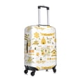 thumbnail image 3 of Vsdgher Farm Bee Cute Honey Print Luggage Cover Washable Suitcase Cover Protector Anti-scratch Suitcase cover Fits 18-32 Inch Luggage, 3 of 8
