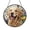 Acrylic 3.5 Inch, variant on Stained Glass Style Pet Silhouette Suncatcher Window Hanging, Animal Art for Window Decor, Decorative Glass Panel, Home Accent for Pet Lover Decor, Artistic Sun Catcher for Wall or Window Display