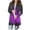 Purple#colorful cardigans for women, variant on VINUSLI Bat Sweaters for Women Open Front Halloween Vintage Cardigans Long Sleeve Plus Size Knit Fall Tops Multicolor,XXXXXL