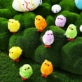 thumbnail image 4 of 36Pcs Mini Plush Easter Chicks Chicks Figurine Miniature Farm Animals Figure Cake Toppers Decor Easter Party Basket Filler, 4 of 7