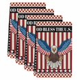 thumbnail image 2 of Independence Day Kitchen Towels Set of 4, Eagle U.S Flag Red Blue Stripes Retro Absorbent Dish Towels for Kitchen, Microfiber Hand Towel, Quick Drying Tea Towel for Cleaning Decorative Dishcloths, 2 of 7