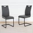 thumbnail image 2 of 6Pcs 4Pcs 2Pcs/Set Modern Dining Chairs with Faux Leather Padded Seat Dining Living Room Chairs Upholstered Chair with gold Metal Legs Design for Kitchen, Living, Bedroom, Dining Room Side Chairs, 2 of 16