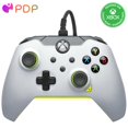thumbnail image 1 of Controlador de juegos PDP con cable para Xbox Series X|S/Xbox One, blanco/amarillo, 1 of 7