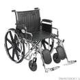 thumbnail image 1 of Sentra EC Heavy Duty Wheelchair, Detachable Desk Arms, Elevating Leg Rests, 20" Seat -, 1 of 1