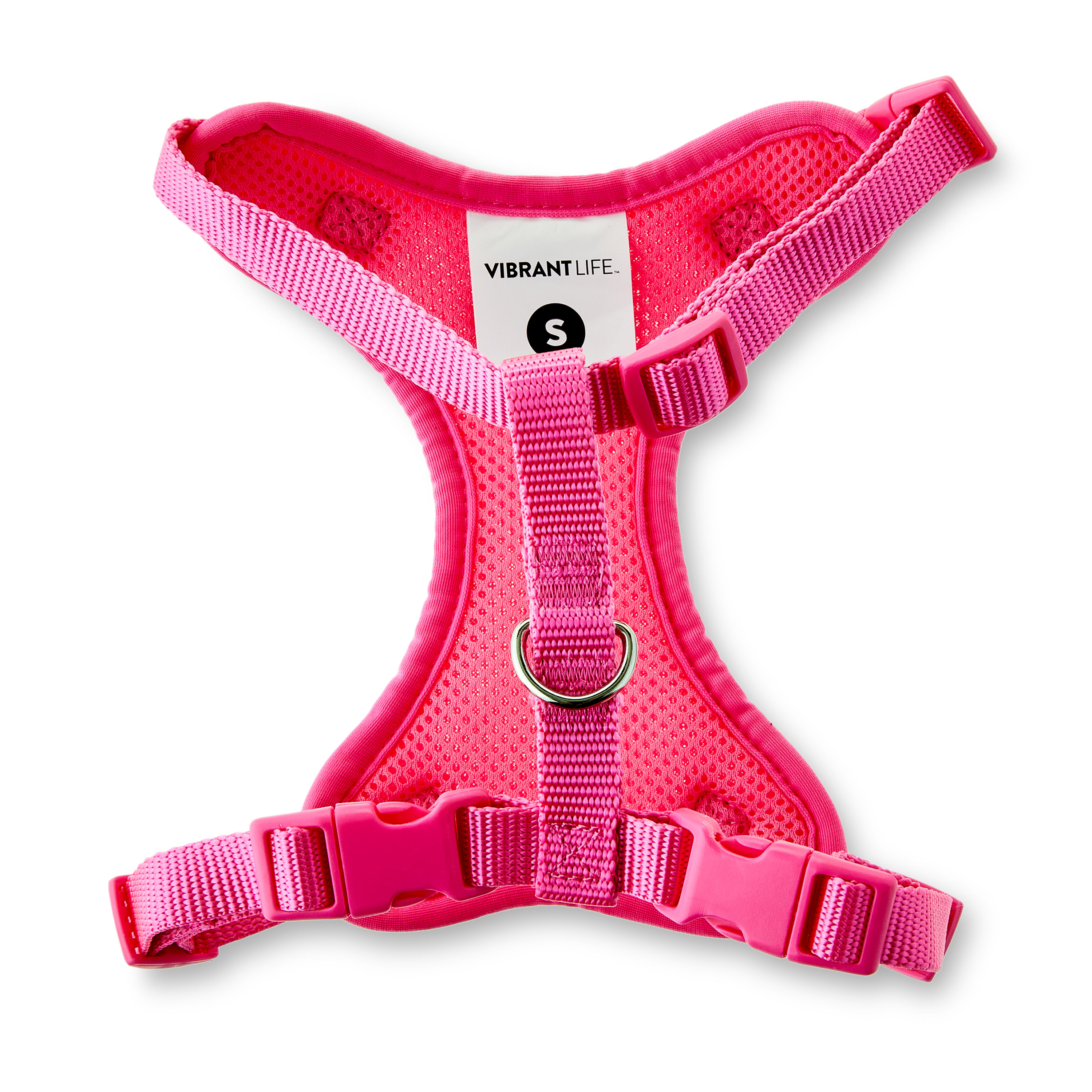 Vibrant Life Reflective Mesh Dog Harness, Small, Pink photo 4