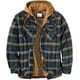 thumbnail image 1 of Camisas acolchadas a cuadros para hombre, chaqueta de leñador con capucha, franela acolchada con capucha, forro grueso, abrigos cálidos de manga larga, 1 of 5