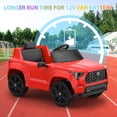thumbnail image 2 of Emorefun 12V Ride On Truck Car with Remote, Licensed Toyota Electric Ride On Toy with LED Headlights, 2 of 7