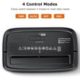 thumbnail image 2 of Paper Shredder, 8-Sheet Crosscut Home Office Shredder with 4.2 Gallon Bin, P-4 Security Level Document Shredder Shred Credit Card/Mail/Staple/Clip, 2 of 6