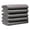 Grey, variant on 5 Pack Microfiber Cleaning Cloths, Streak-Free & Lint-Free Reusable Cleaning Rags, Multi-Surface Towels for Glass, Window, Kitchen, Stainless Steel, Car & Electronic Screens, 11.8"×15.7",Black