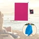 thumbnail image 3 of Toalla de Microfibra Plegable Sunnimix Tamaños para Senderismo Al Aire Libre rosa 80x180cm, 3 of 8