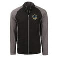 thumbnail image 2 of Men's-Cutter & Buck Black/Heather Black LA Galaxy Adapt Eco Knit Hybrid Recycled Full-Zip Jacket, 2 of 3