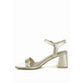 thumbnail image 5 of London Rag KAZARA Metallic Faux Leather Womens Block Heels, 5 of 9