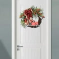 thumbnail image 2 of Guirlande de Porte de Noël Porte d'Entrée Porte de Cheminée Intérieure Couronne pour la Vie, 2 of 9